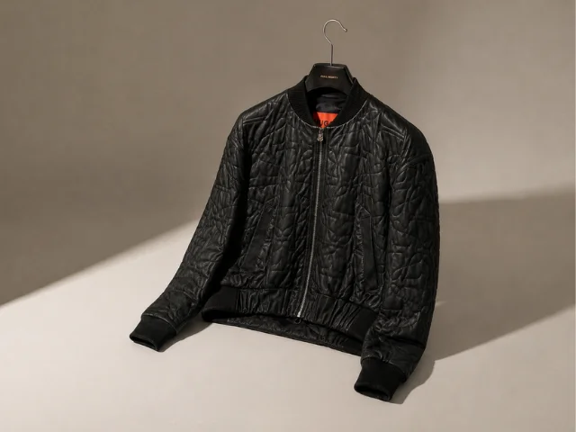 Quilted jacket with wadding